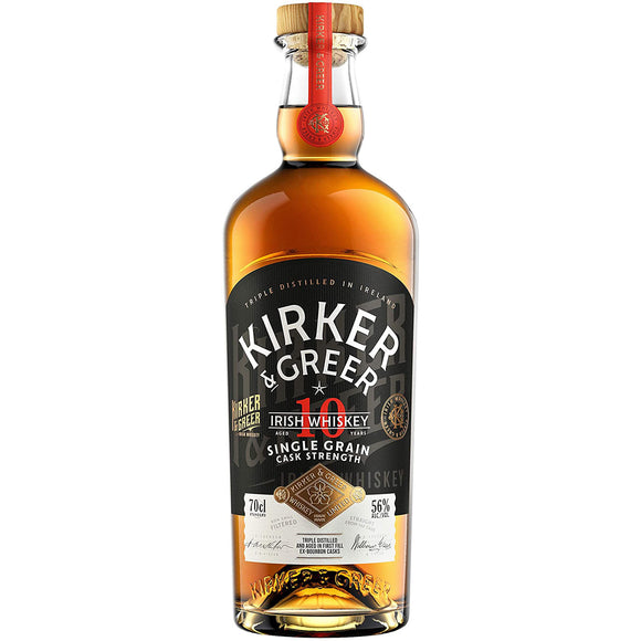 KIRKER & GREER Shamrock 10 YO Cask Streight 0,7L 56%