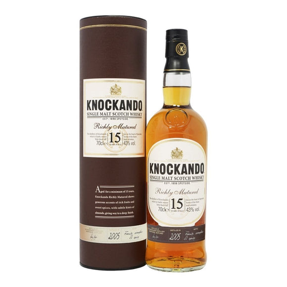 KNOCKANDO 15 YO Richly Matured 2005 0,7L 43% GB